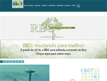Tablet Screenshot of portalsbot.org.br